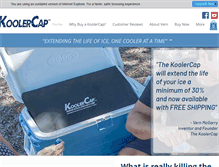 Tablet Screenshot of koolercap.com